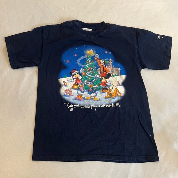 Disney Tops - DISNEY Vintage 2003 Holiday T-Shirt, Women’s Small.